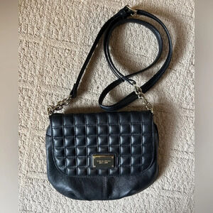 Tignanello midnight lady quilted crossbody bag